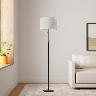 65" Adjustable Height Floor Lamp
