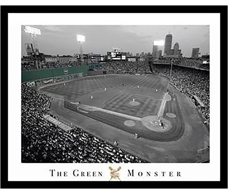  Fenway Park Canvas, Vintage Red Sox Decor, Red Sox Green Monster  Art : Handmade Products