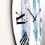 Horloge murale Blue Boho Feathers II - Lake House-60327326