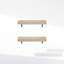 Ensemble de 2 tablettes murales flottantes pour salle de bain Mabe-589171698