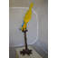 Statue perroquet sur arbre - Tête en bronze - Taille: L 39 po x l 15 po x H 47 po.