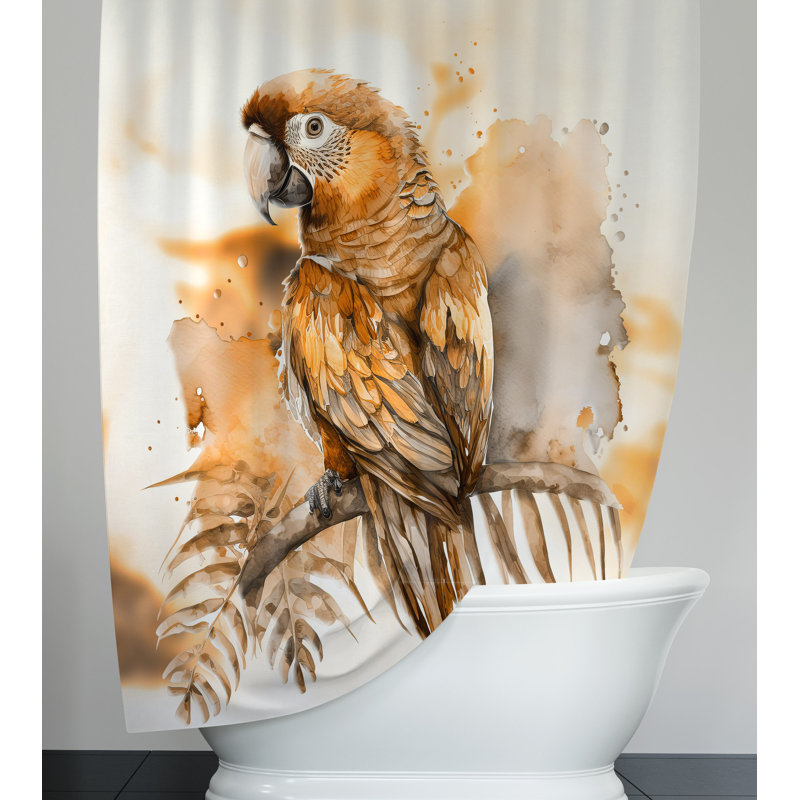 Anai Shower Curtain, 72" H x 70" W