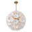 Cailynne 9 Light Aged Brass Pendant-889021010