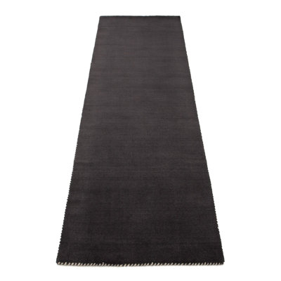 Solid Colour Wool Hand Woven Area Rug