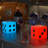 6" LED Dice Cube Light, 16 Colours Cube Lamp with Remote, Rechargeable Bar Table Party Light Lamp
