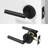 Stark Privacy Door Lever Modern Concealed Design For (Bed & Bath) – Sleek Minimalist Style in Matte Black-114645510