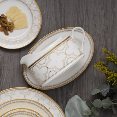 Noritake Trefolio Gold Gravy Boat