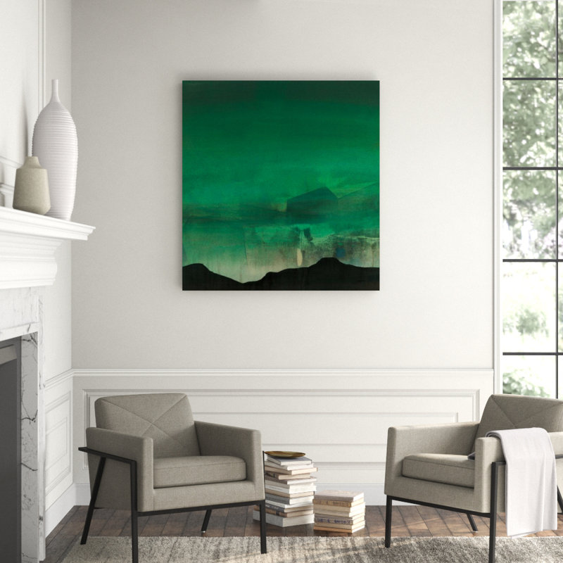 Marfa Print by Sarah Stockstill, Brush Gel, 50" H x 47" W