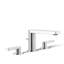 Composed Widespread Bathroom Faucet with Drain Assembly-1505490540