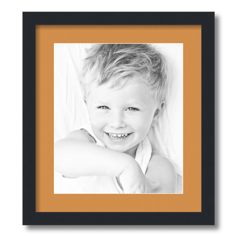 Matte Picture Frame with Mat, Amber