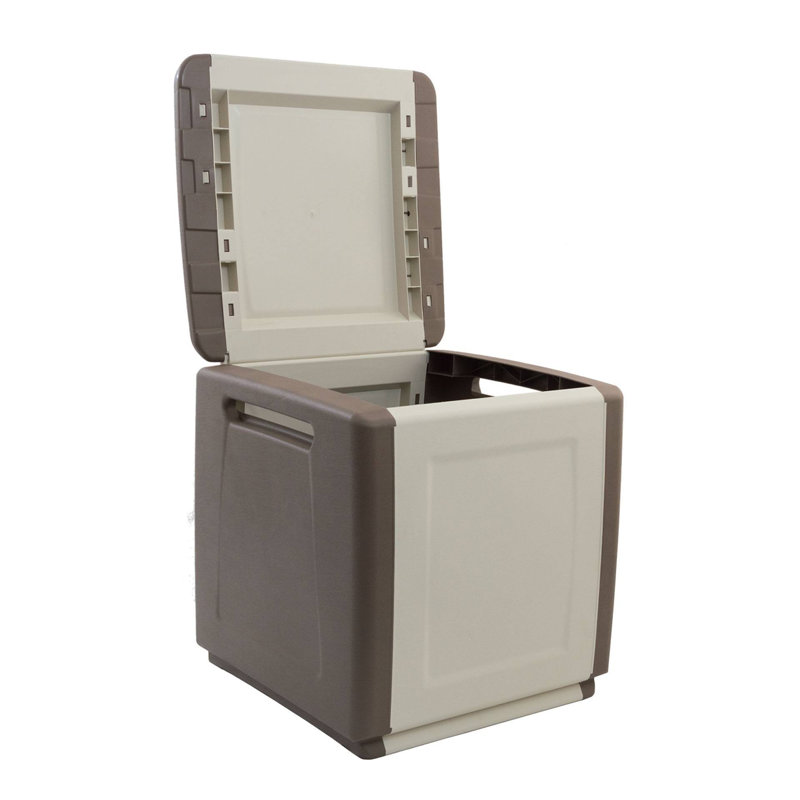 Rebrilliant Plastic Bin, Light Grey