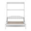 Grand lit escamotable mural avec coussin-112715780