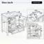 Meuble-lavabo moderne avec lavabo en céramique, tiroirs à fermeture en douceur et support de rangement pour espaces compacts-1678395548