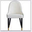 Chaise de salle à manger, pieds en métal, convenant aux restaurants, salons et chambres-31355348