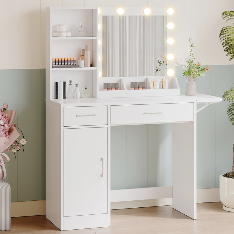 Miroir de bureau avec tiroirs Niaomi