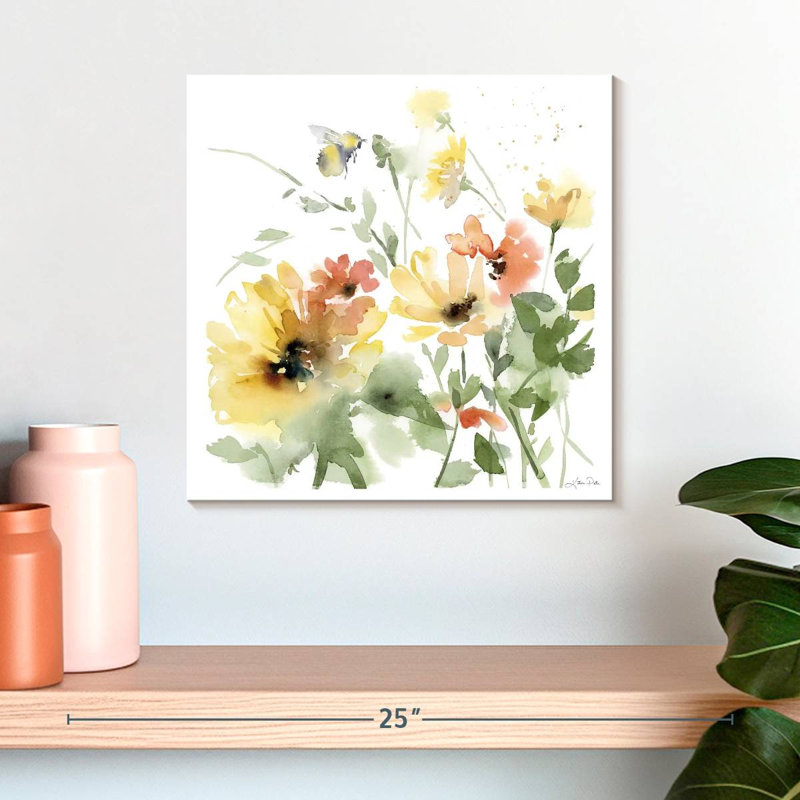 Harnek pré de tournesols I, H 16 po x l 16 po