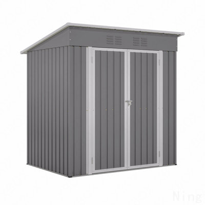 6'X4' Outdoor Metal Storage Shed