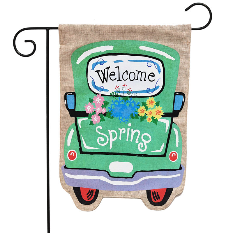 Drapeau de jardin Welcome