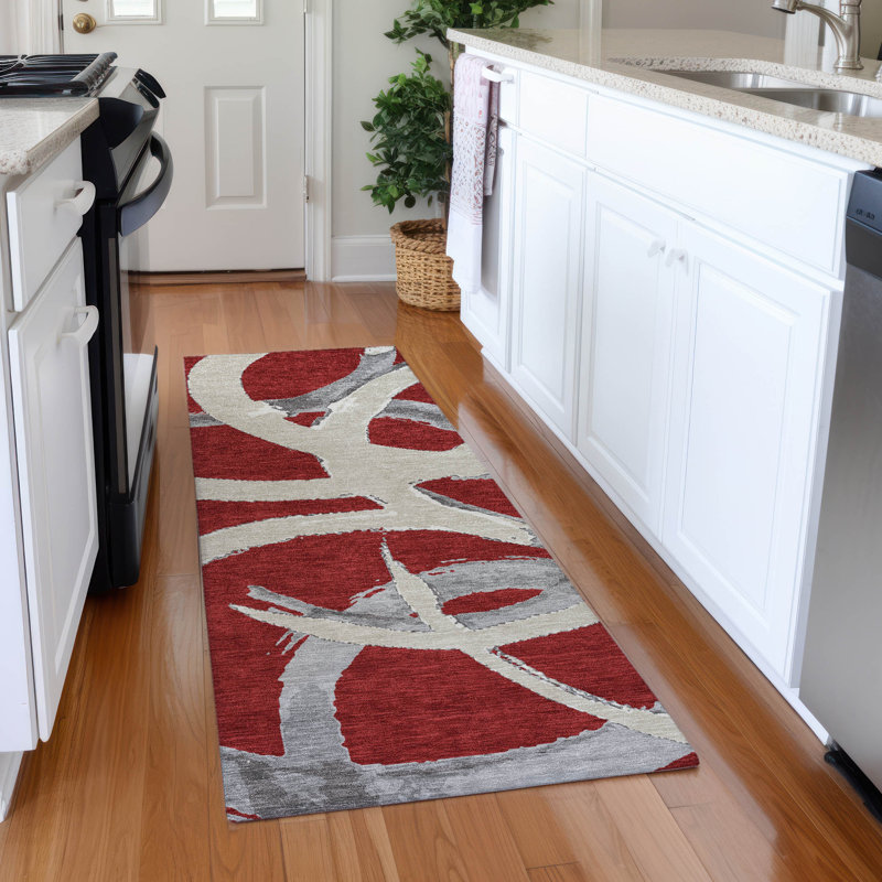 Tapis lavable à la machine de qualité supérieure Mayfield AMF1022, Tapis de couloir 2 pi 3 po x 7 pi 6 po