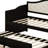 Daybed with Trundle, 2 Storage Drawers and Upholstered Backrest for Living Room, Bedroom and Guest Room-1071575261