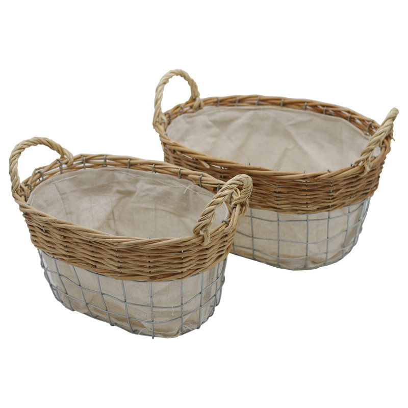 Gracie Oaks Decorative Basket
