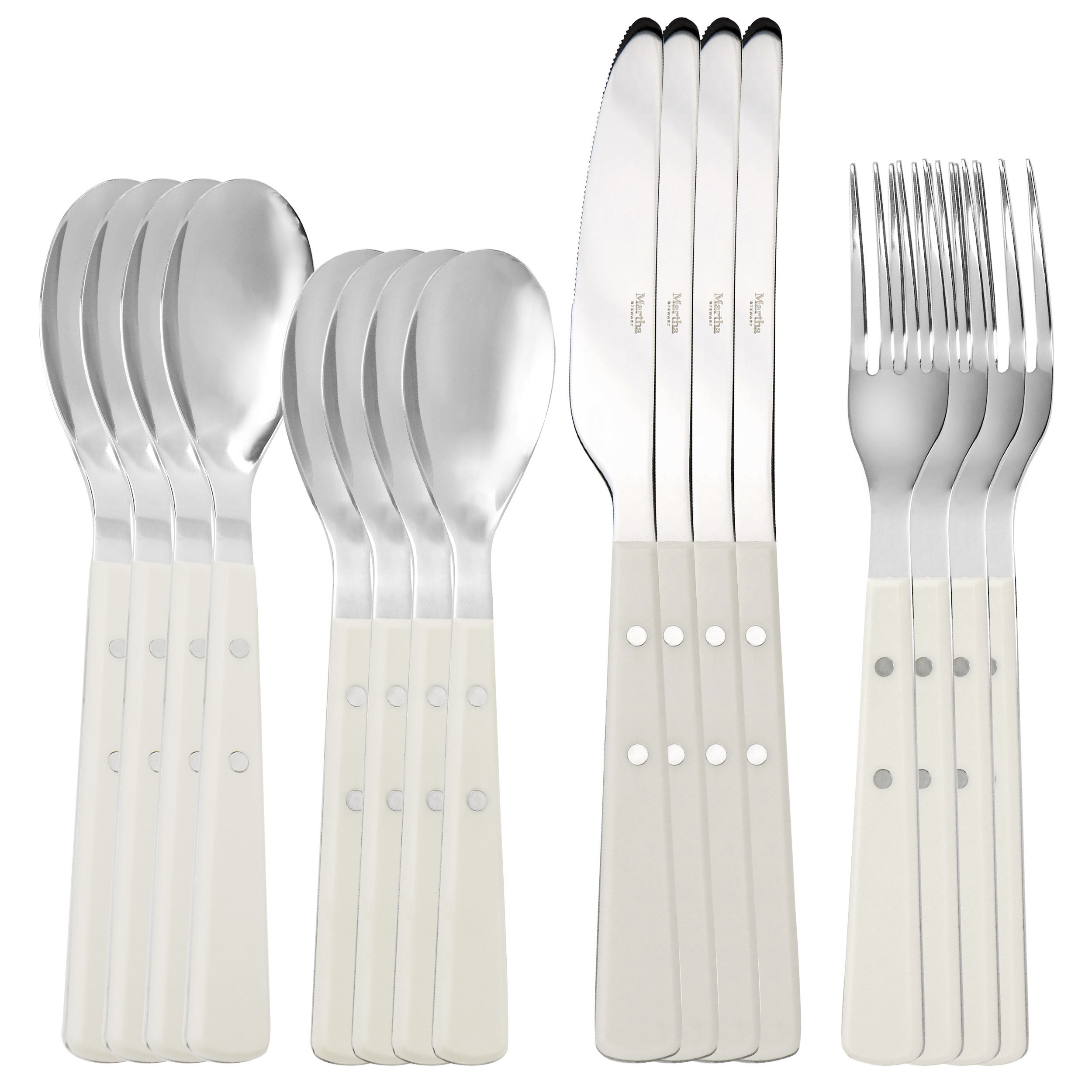 Martha Stewart Garden Cottage 16 Piece Flatware Set, Service for  Reviews Wayfair