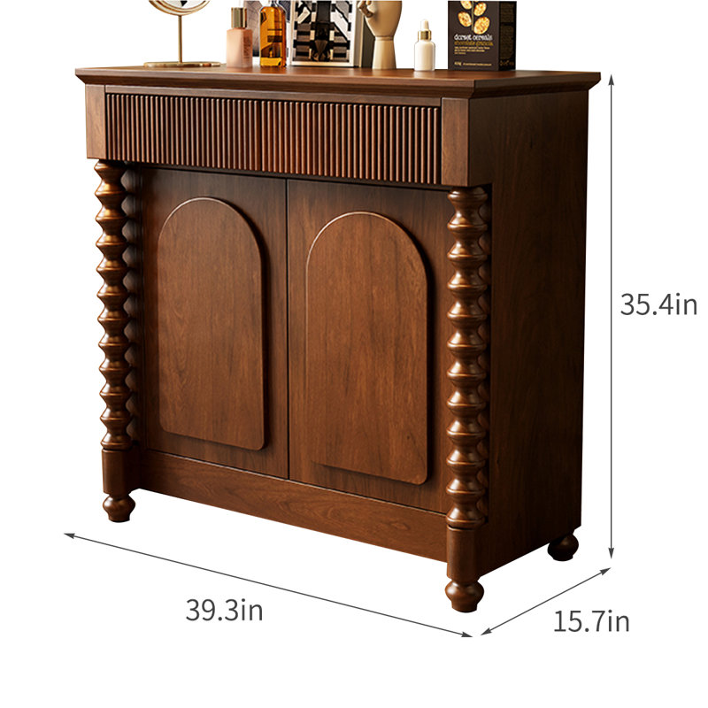 Buffets rétro en bois manufacturé polyvalent