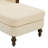 Chaise longue rembourrée en chenille de 27,2 po de largeur avec coussin lombaire et accoudoirs-567354020