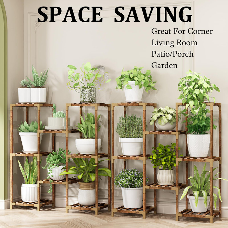Support d'angle pour plantes d'intérieur