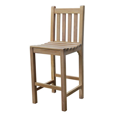 Teak Wood Outdoor Stool