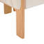 Ensemble de 2 chaises de salle à manger de style moderne avec structure en bois d'hévéa naturel et tissu, capacité de 225 lb, pour la salle à manger et l'espace de vie-483734594