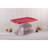 64 Qt. Clear Plastic Latching Lid Storage Bin Container Tote