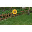 Piquet de jardin en métal tournesol