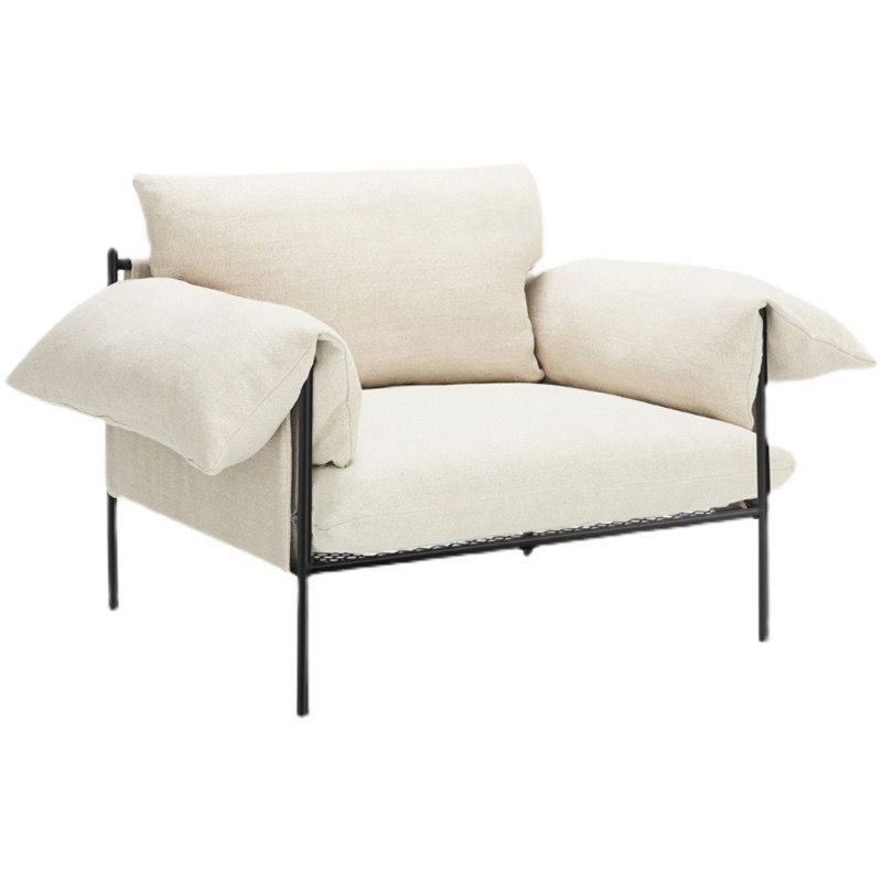 Fauteuil à coussin bas 34 po Cartez