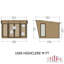 Xzavier 10 x 8 Ft Shiplap Summer House-1993528949