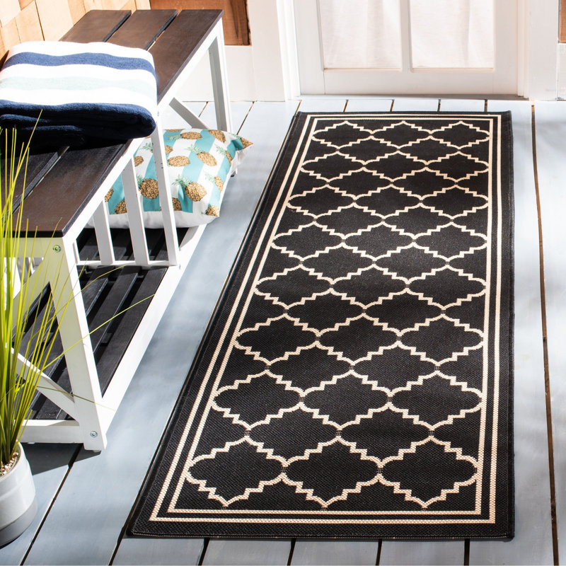 Herefordshire Performance Geometric Indoor/Outdoor Area Rug, Runner 2'3" x 10'