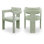 Chaise en chenille Exilda