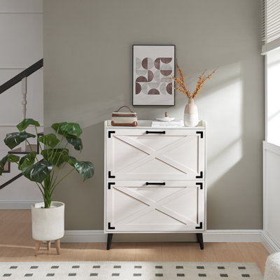 Chea Shoe Storage Cabinet with Adjustable Shelves
