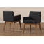 Chaise avec accoudoirs rembourrée Klimek-142075648