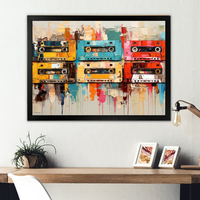 " Popart Cassette Tapes Nostalgy I "