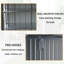 8ft W x 8ft D Zinc Steel Storage Shed 
