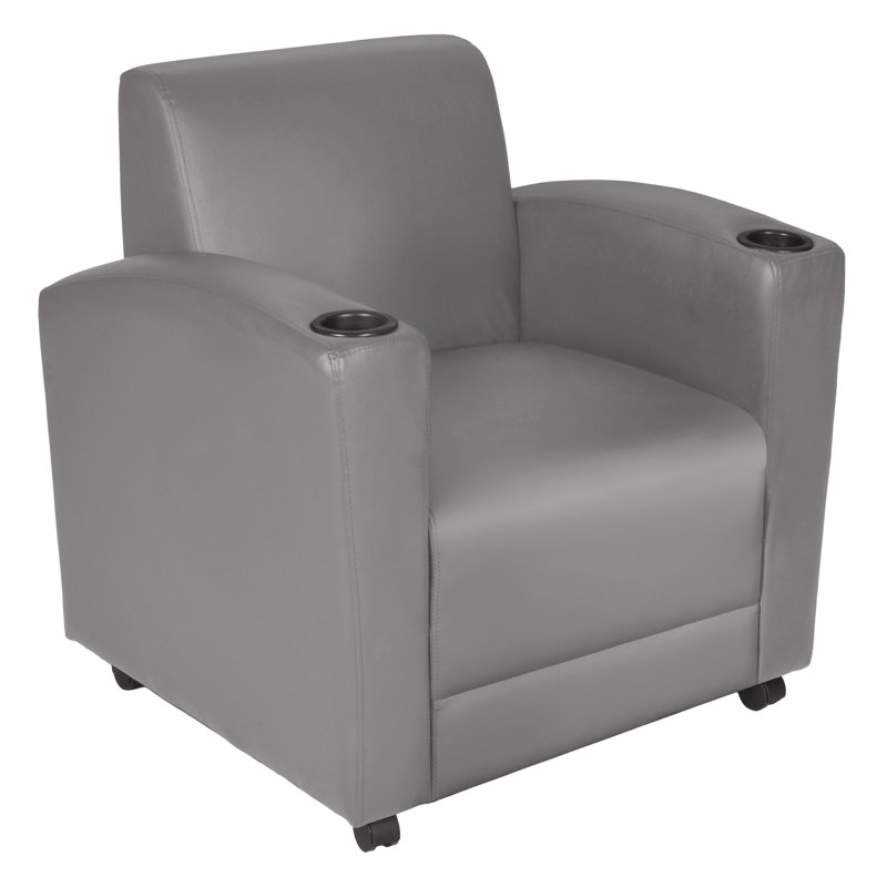 Fauteuil de réception l 31 po Nova, Gris