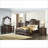 Traditional Cherry Finish 3-Drawer Bedroom Nightstand