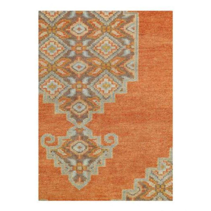 Oriental Area Rug in Rust