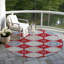 Tapis intérieur / extérieur rouge Lucinda-955407156