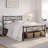 88.5cm Height Metal Bed Frame with Cloud-inspired Design Headboard-1728488639-1728488638