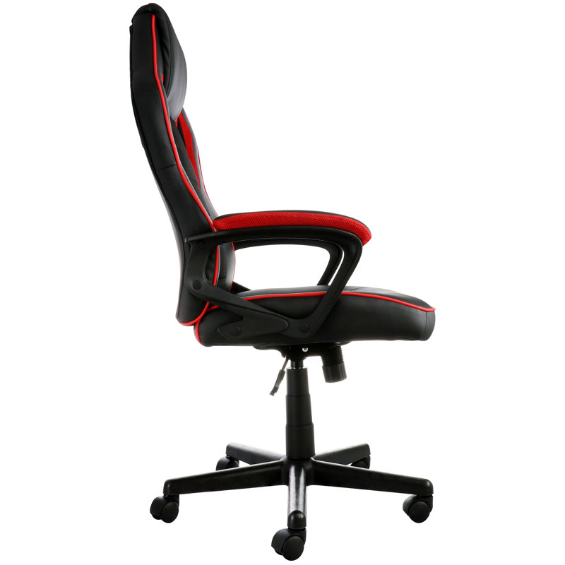 Fauteuil de jeu en velours Kyanne