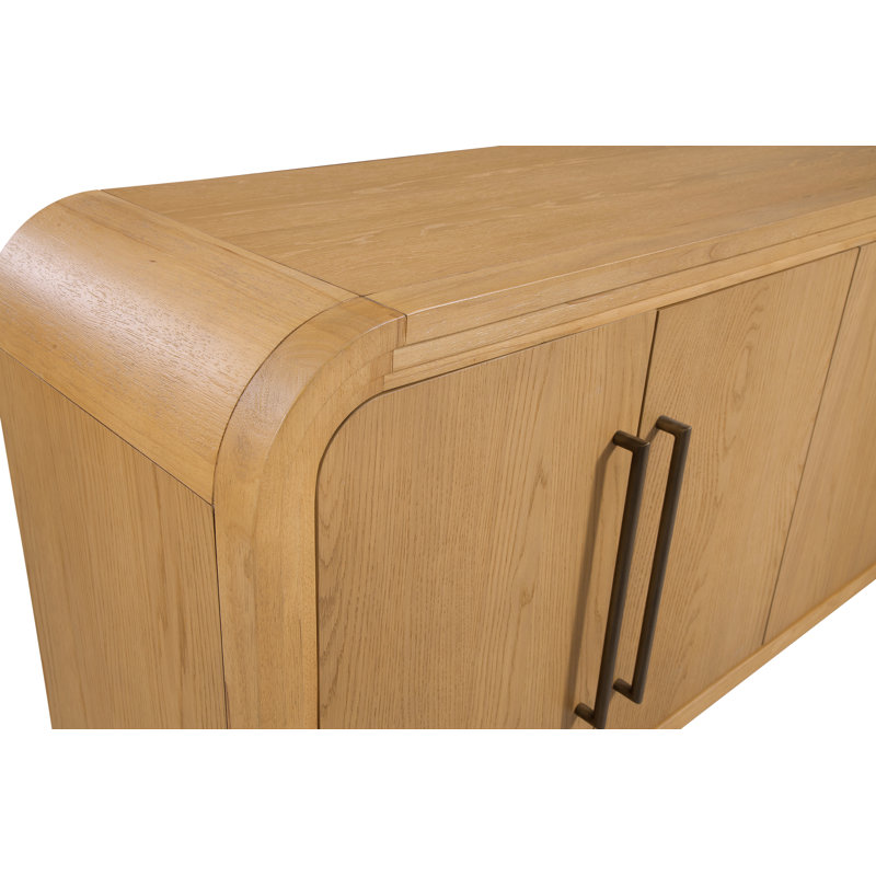 Brinley 72" Solid Wood Four-Door Cabinet
