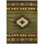 Tapis vert / brun / beige en polyester tissé à la machine intérieur / extérieur Binford