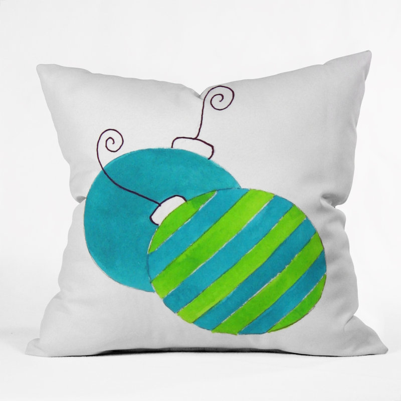 Laura Trevey Tis The Season Throw Pillow, 16" x 16"